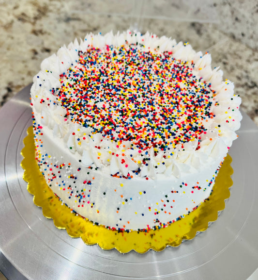 6" Birthday cake - 1 layer